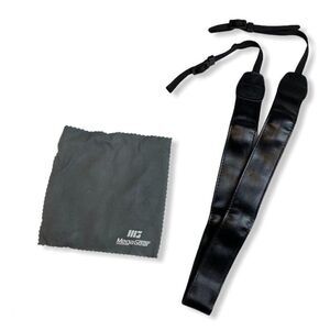 Black Leather Digital SLR Camera, Camcorder Neck S